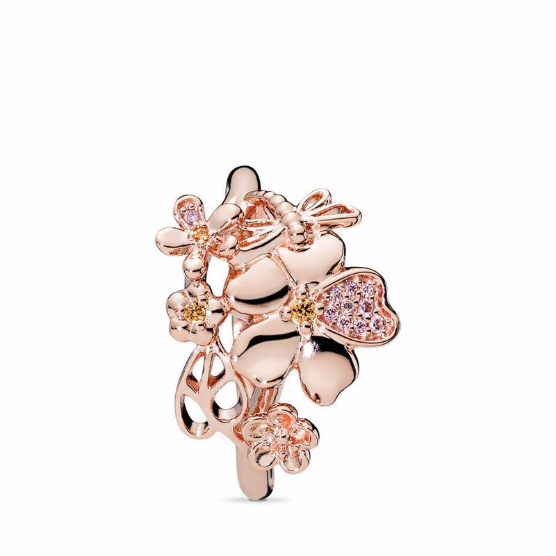 Pandora Australia Rose™ Wildflower Meadow Stackable Ring | UYDZPJ947